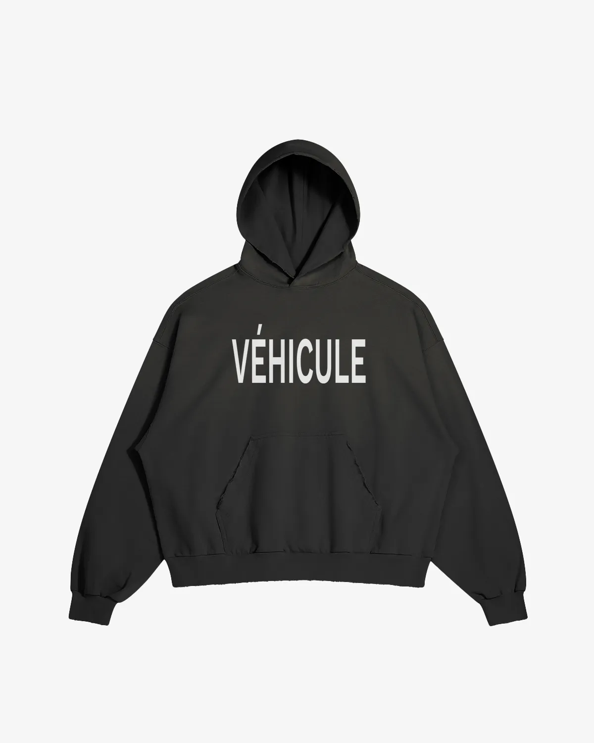 188ST GRAPHIC DISTRESSED HOODIE BLACK