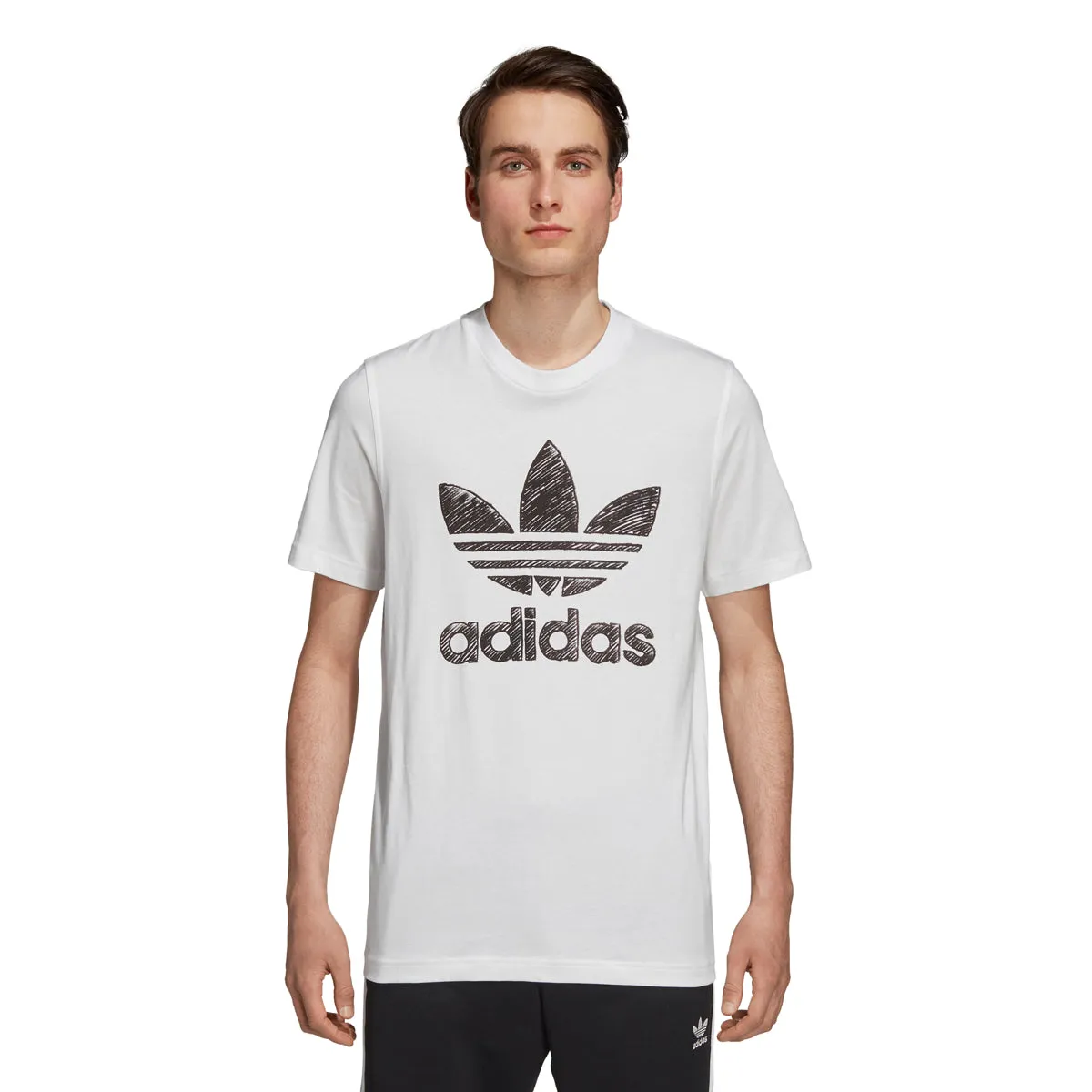 Adidas Men's Originals Hand Drawn Tee White