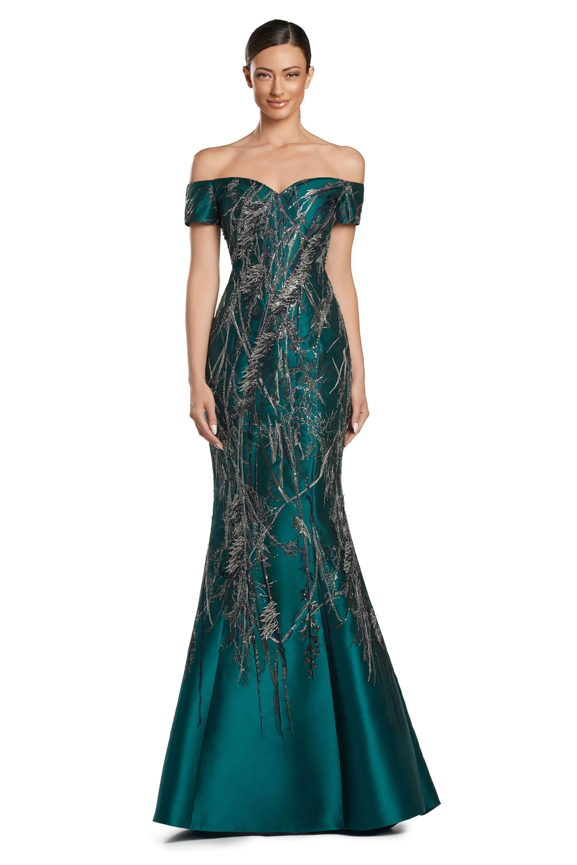 Alexander by Daymor - 2050 - Off-Shoulder Embellished Gown