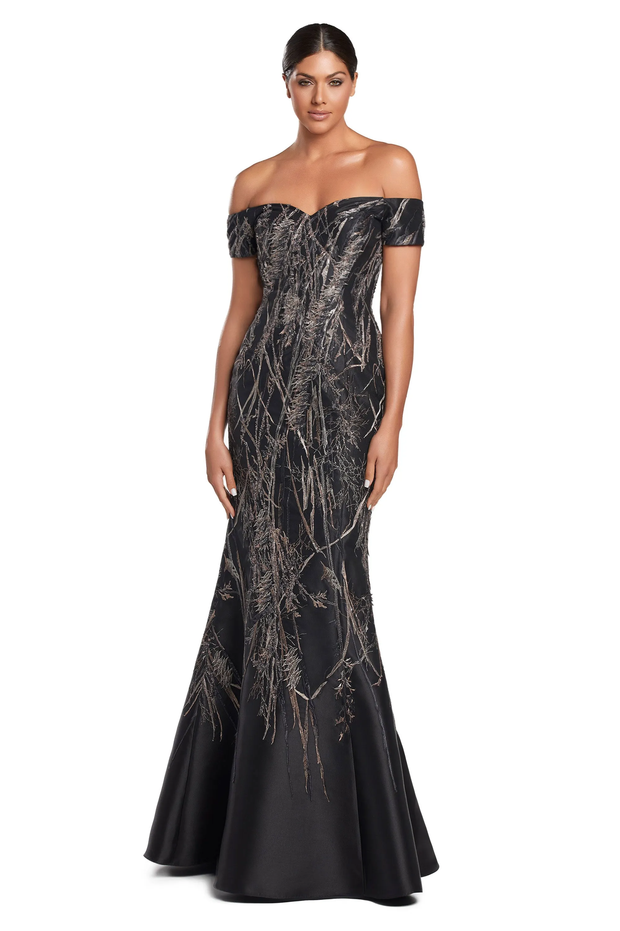 Alexander by Daymor - 2050 - Off-Shoulder Embellished Gown