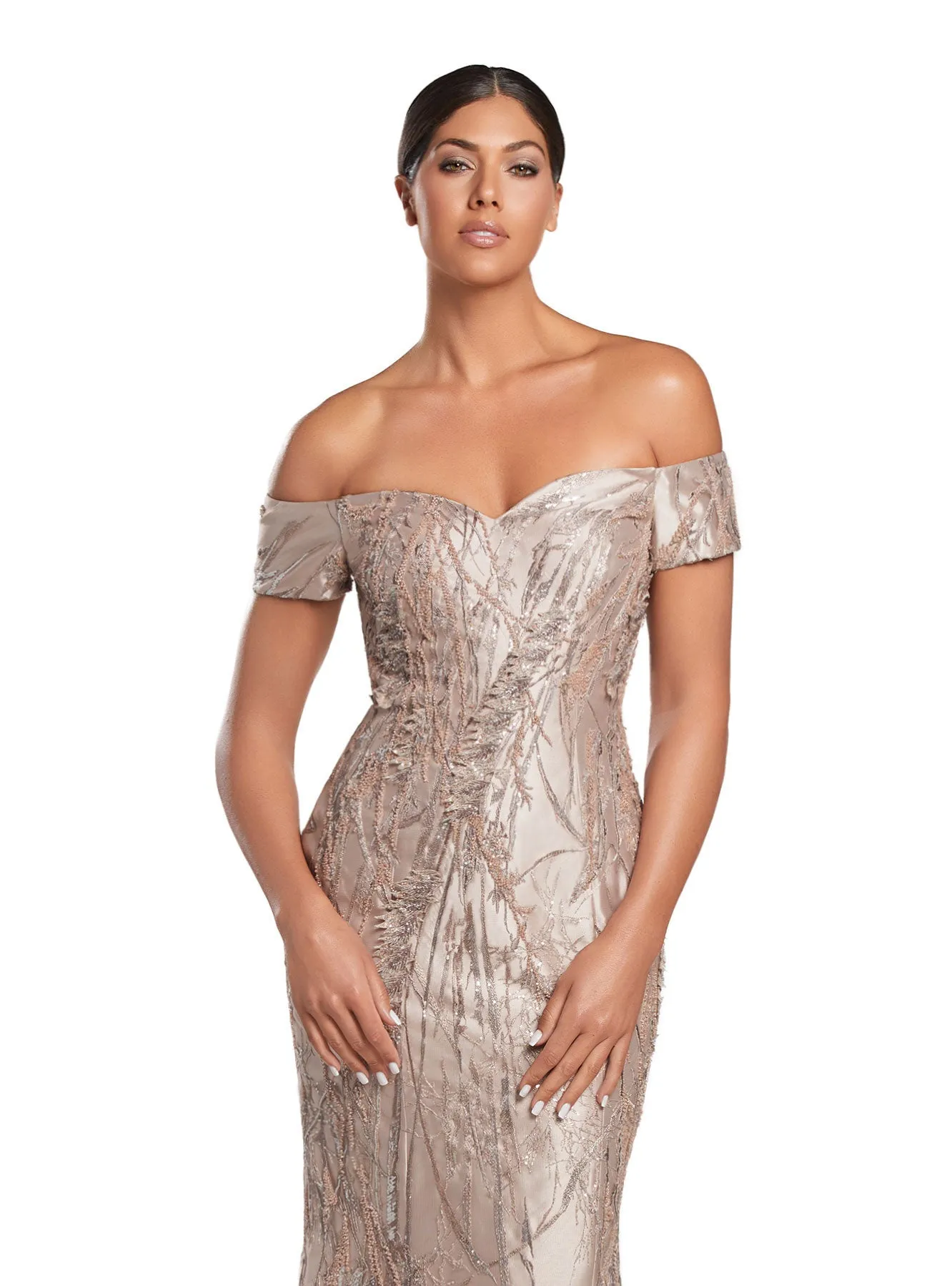 Alexander by Daymor - 2050 - Off-Shoulder Embellished Gown