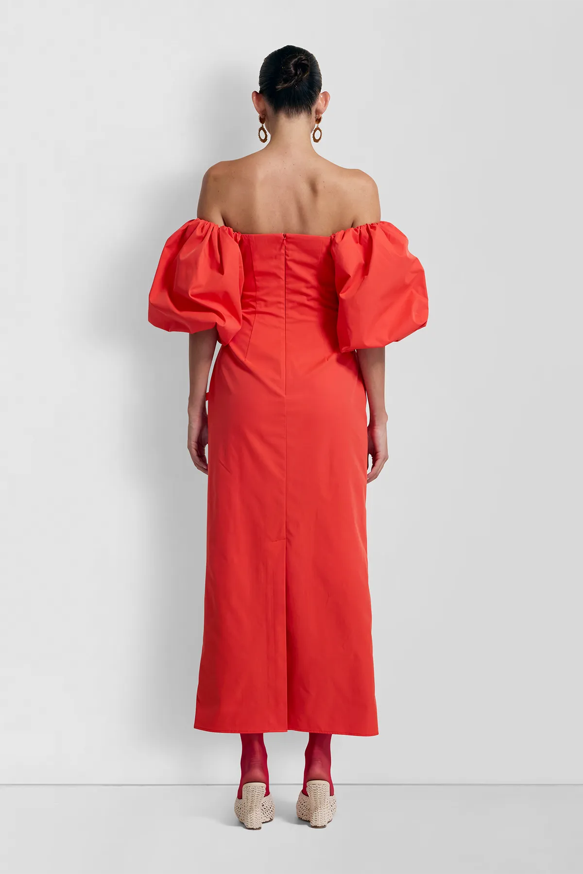 Amar Midi Dress - Rojo