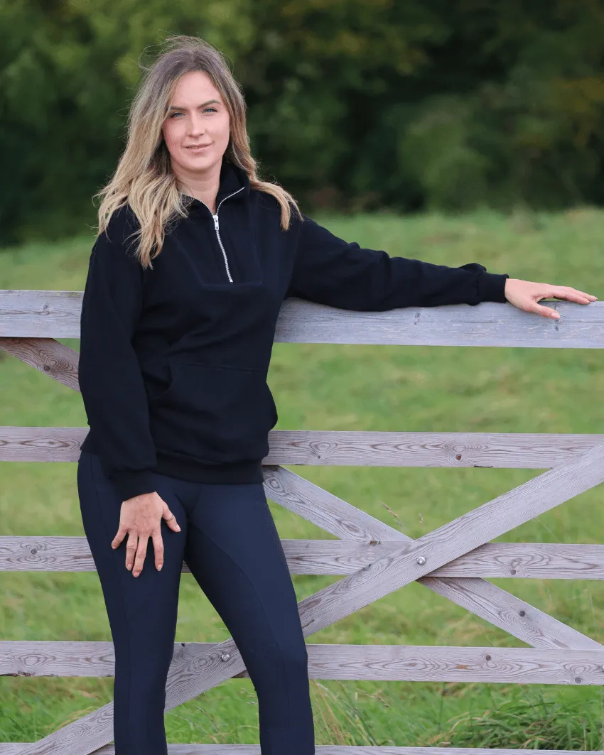 Ana Polar Hoodie - Black