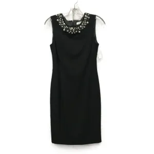 Black Dress Casual Midi By Calvin Klein, Size: 2