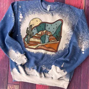 Cowboy Casa Bleached Sweatshirt **ONLINE EXCLUSIVE**