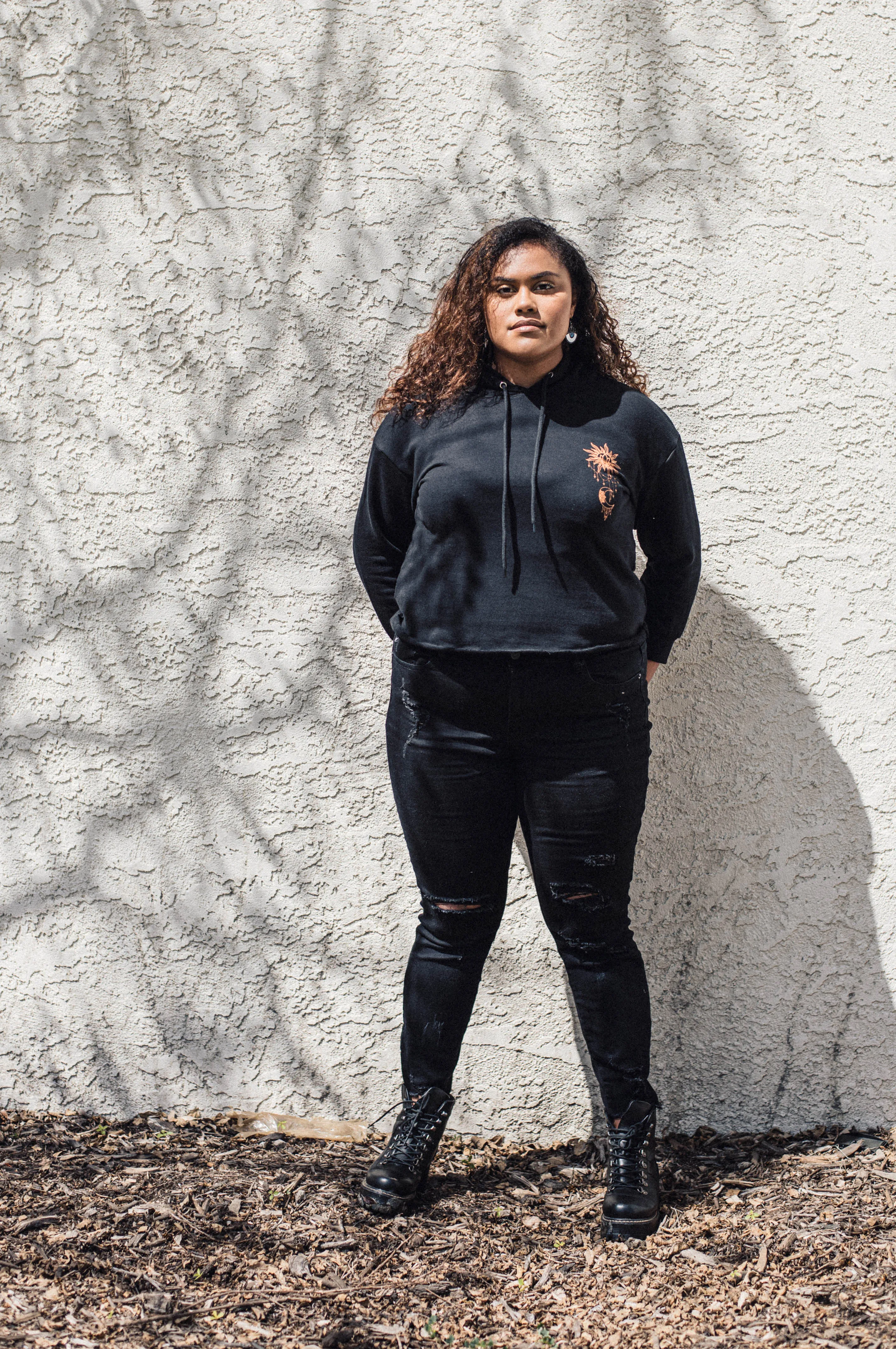 Destiny Crop Hoodie Sweatshirt