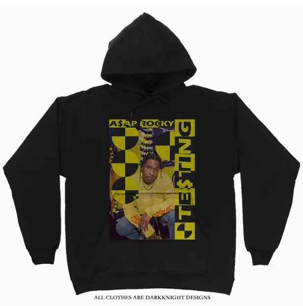 DKNT ASAP GRAPHIC ROCKY HIPHOP STYLE UNISEX HOODIE