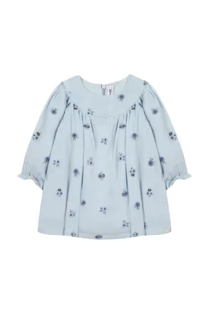 Dress - Blue Grey Floral