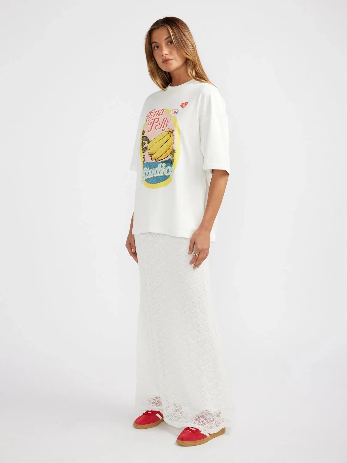 Ena Pelly - Banana Tee (Vintage White)