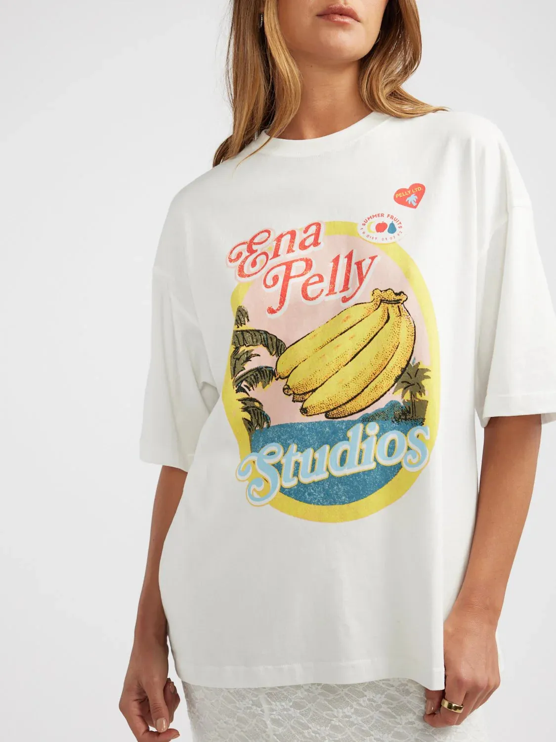 Ena Pelly - Banana Tee (Vintage White)
