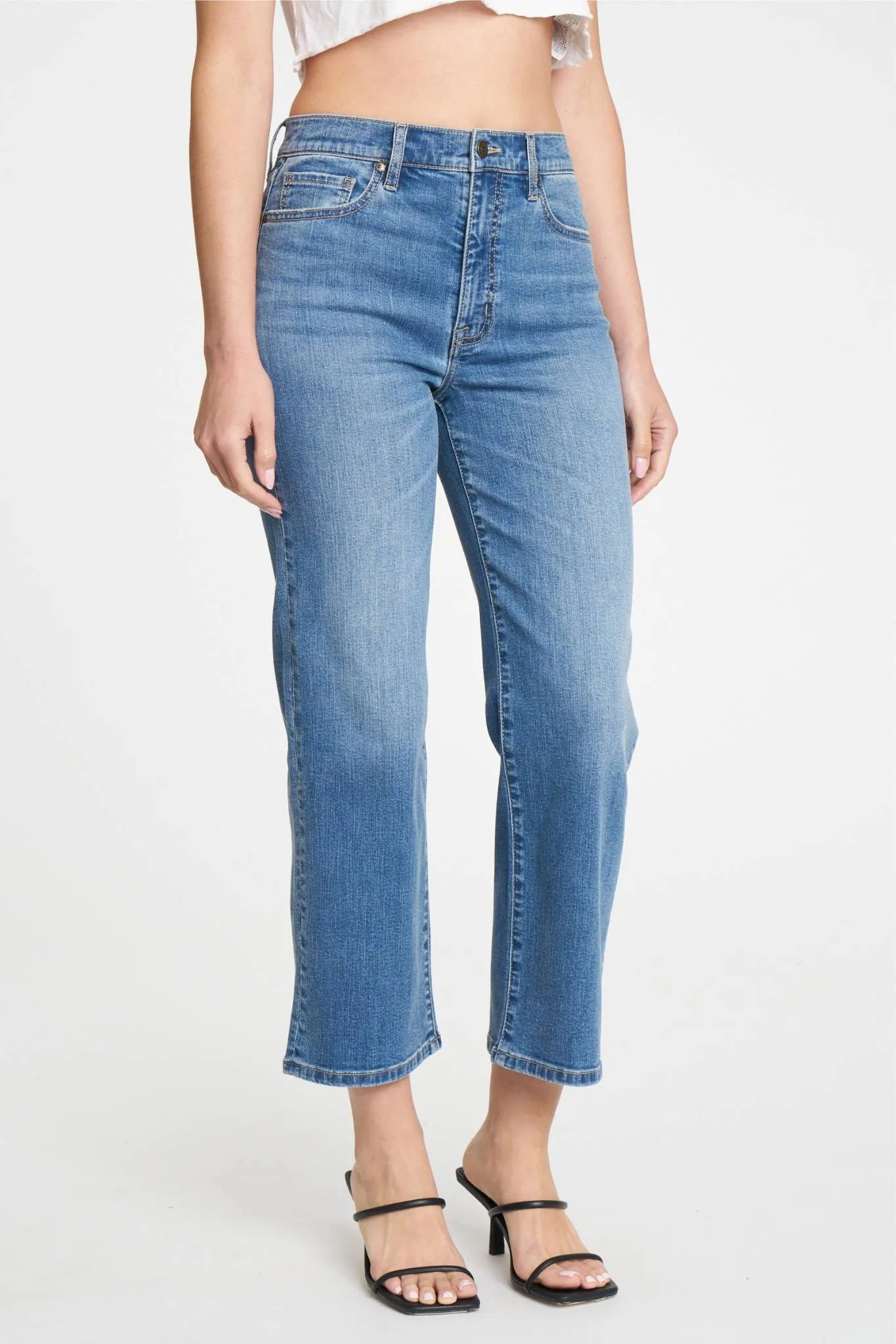 Eunina Dawn Wide Leg Jeans in Aliso