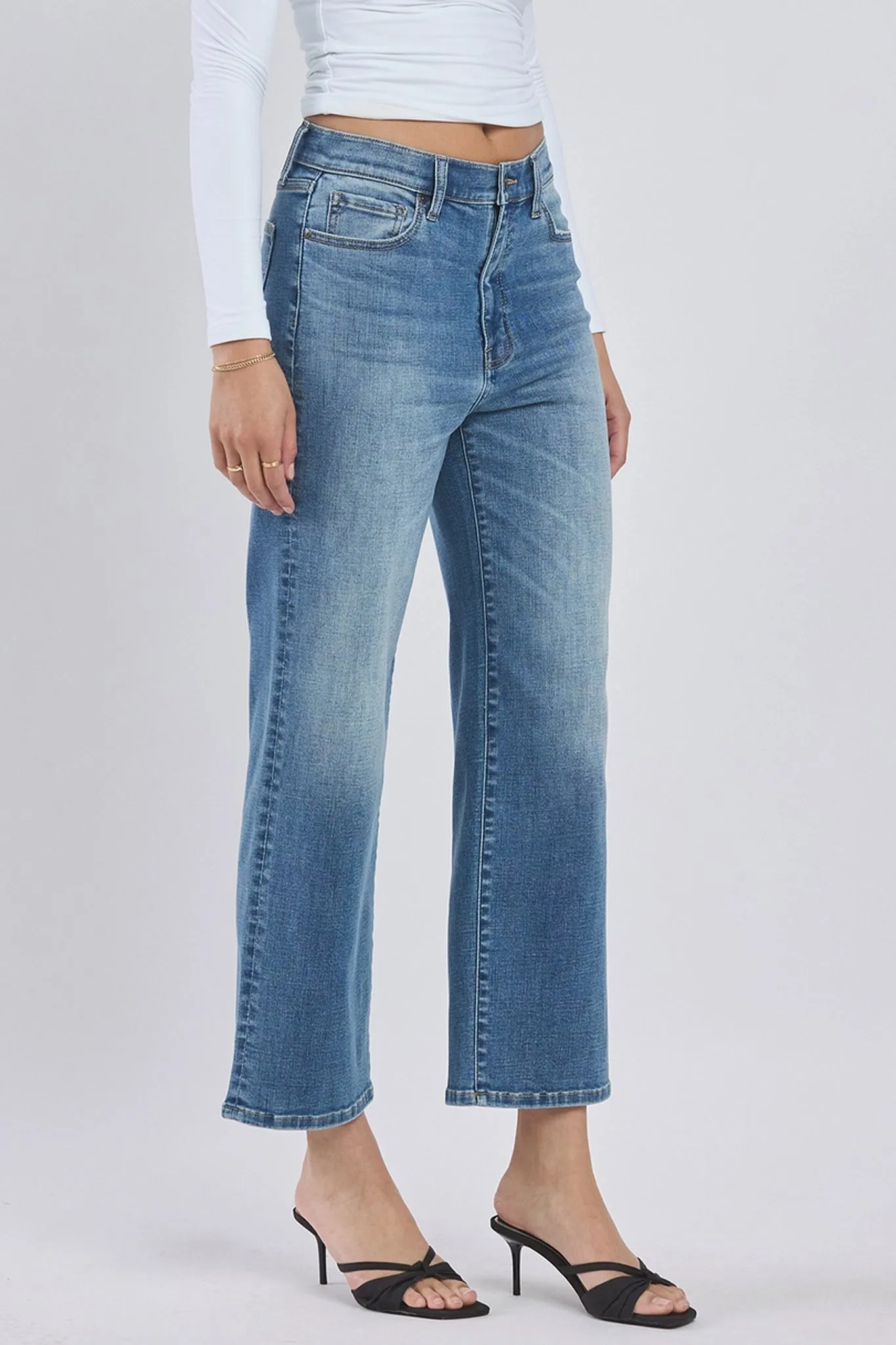Eunina Dawn Wide Leg Jeans in Aliso