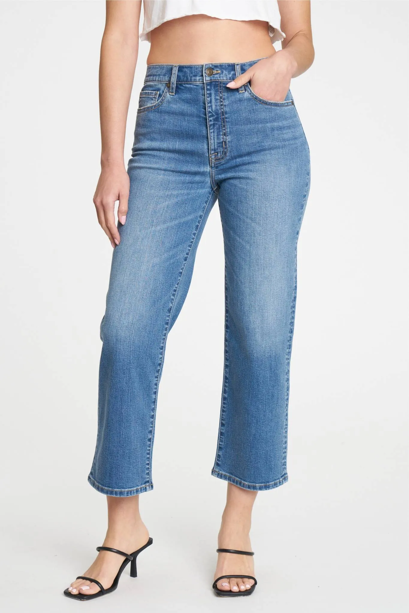 Eunina Dawn Wide Leg Jeans in Aliso