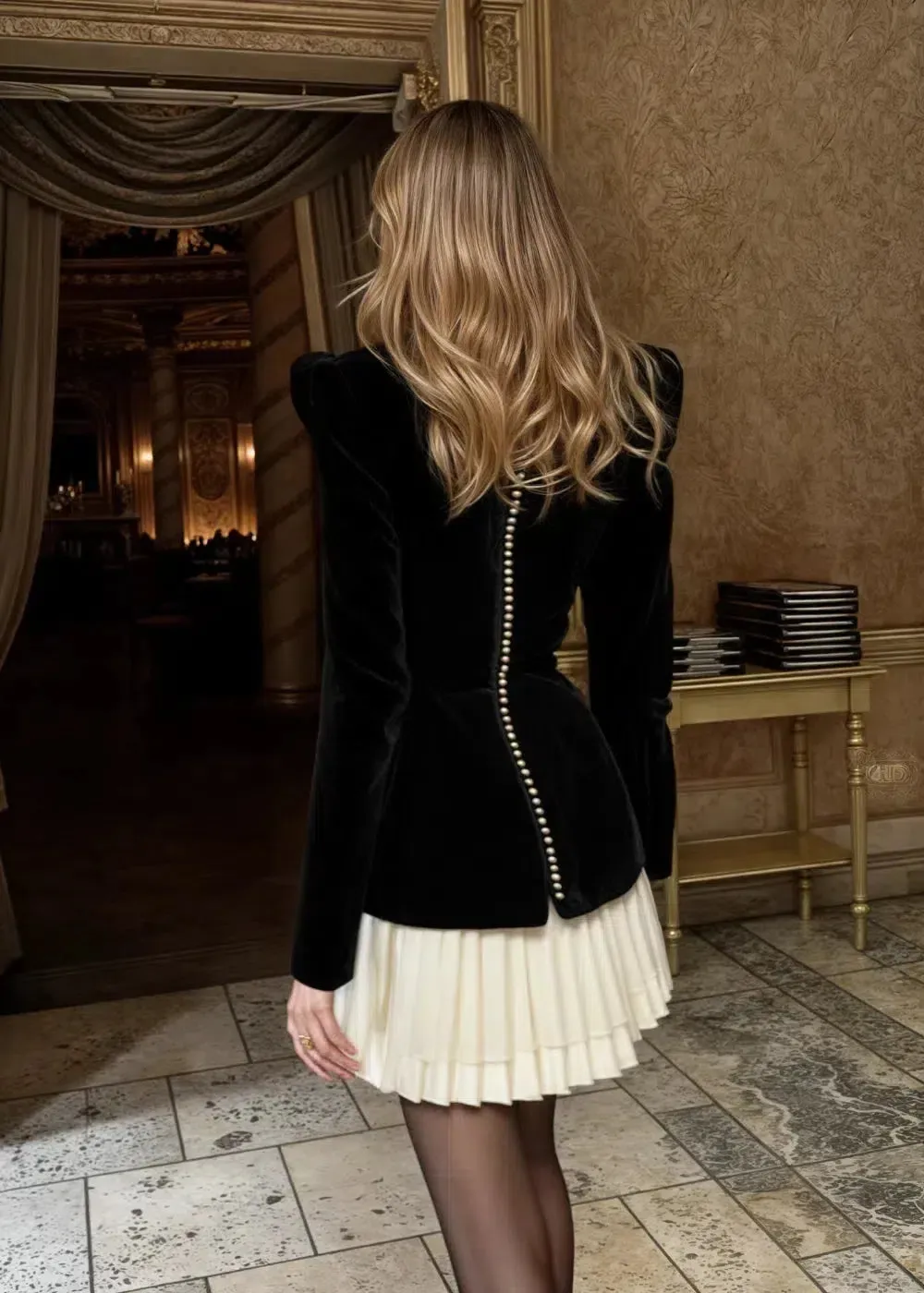 Faustina – Lush velvet – Mini dress
