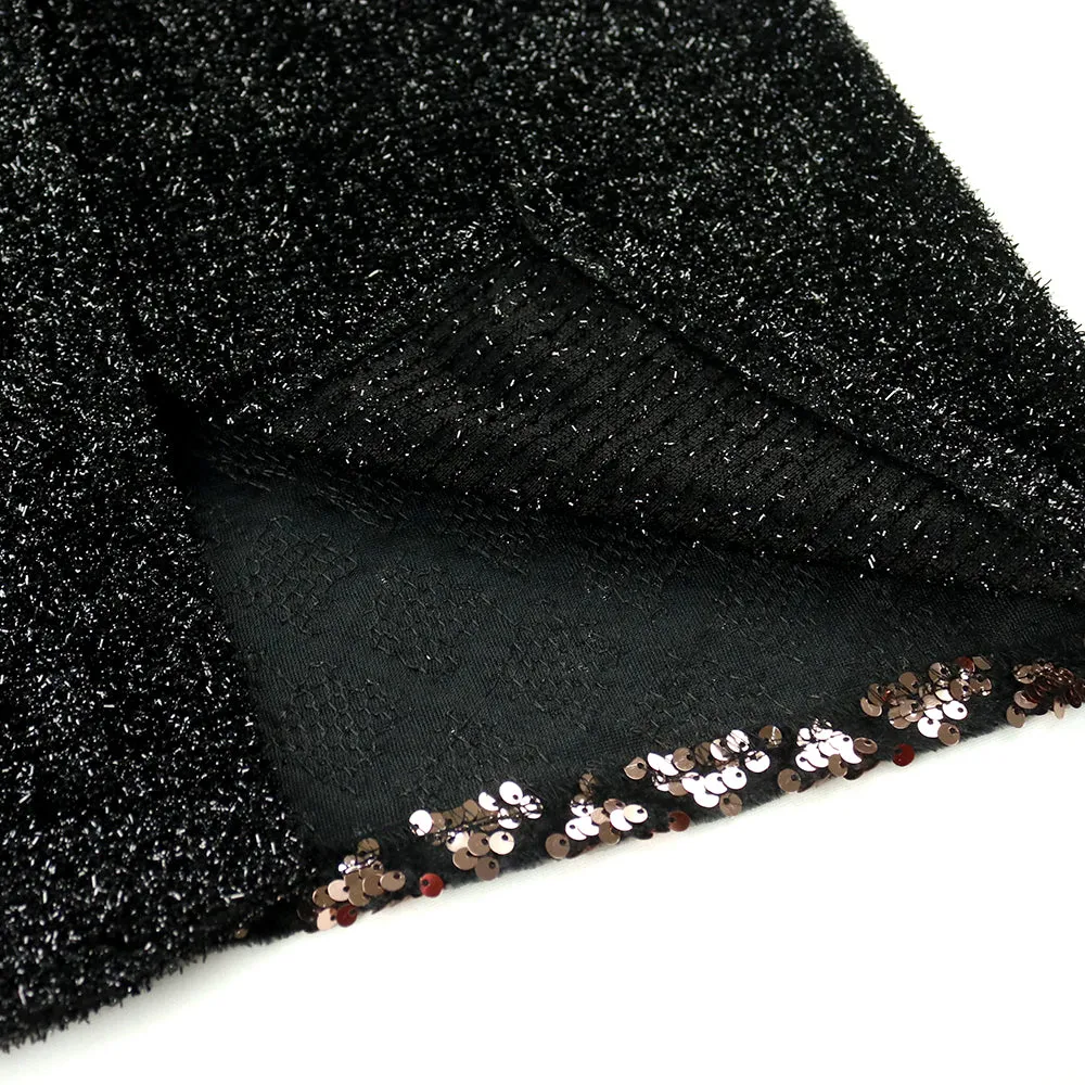 High-end Sequined Shiny Stylish Lace Dress