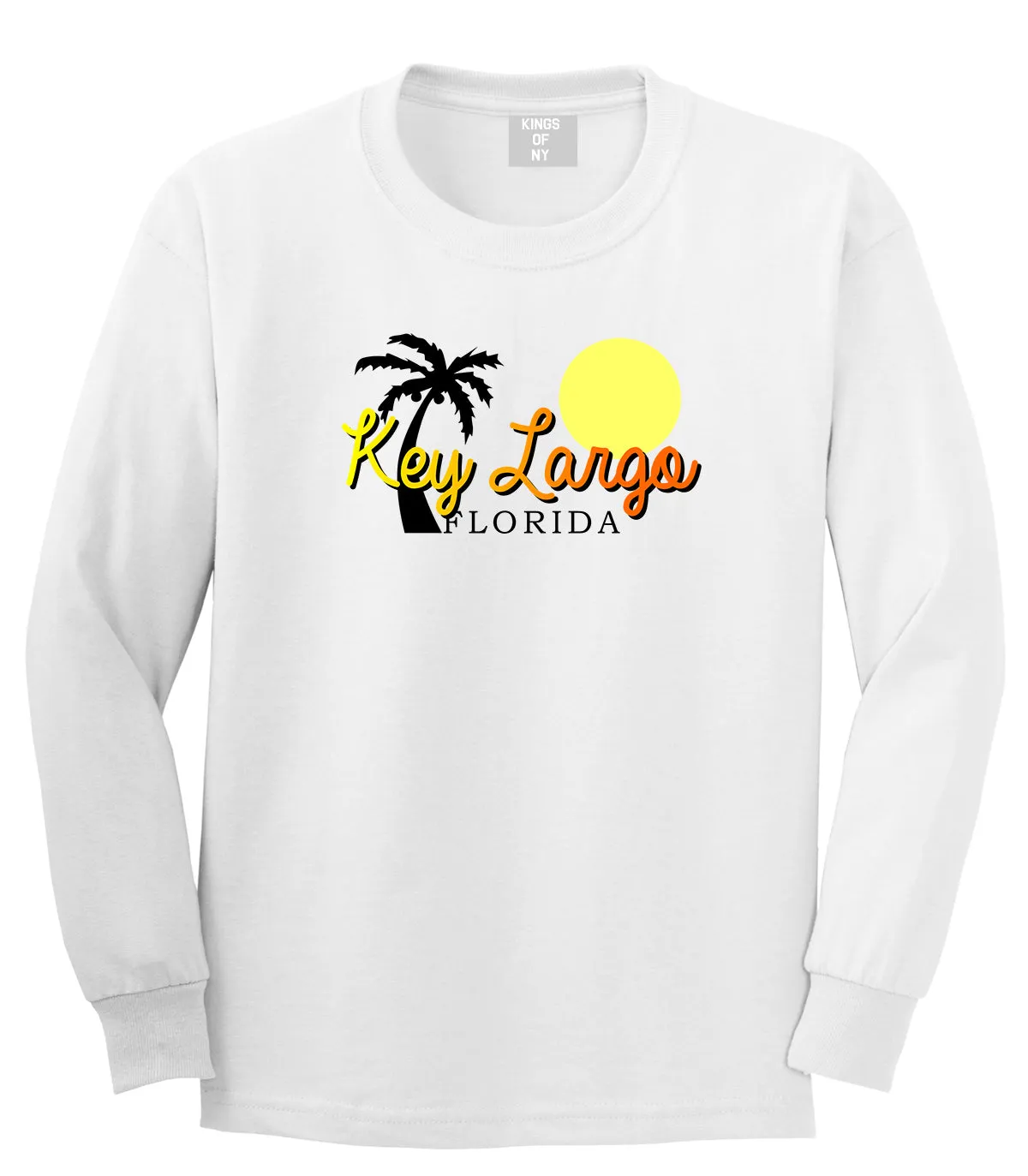Key Largo Florida Souvenir Mens Long Sleeve T-Shirt