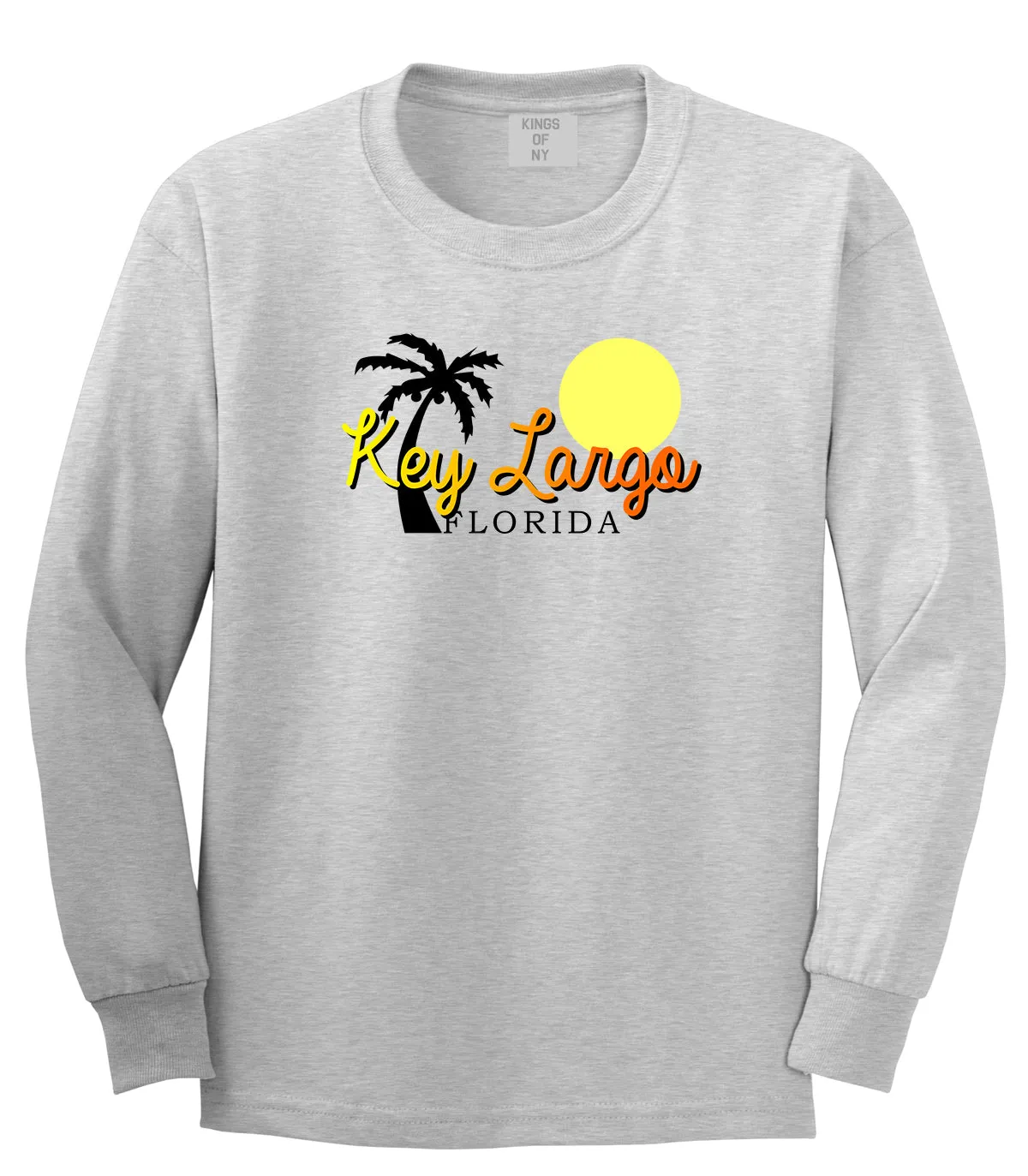 Key Largo Florida Souvenir Mens Long Sleeve T-Shirt