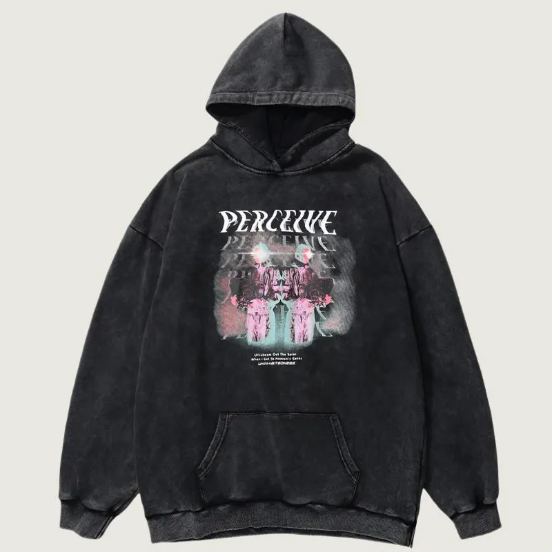 Men’s Vintage Print Hoodie – Retro Graphic Streetwear