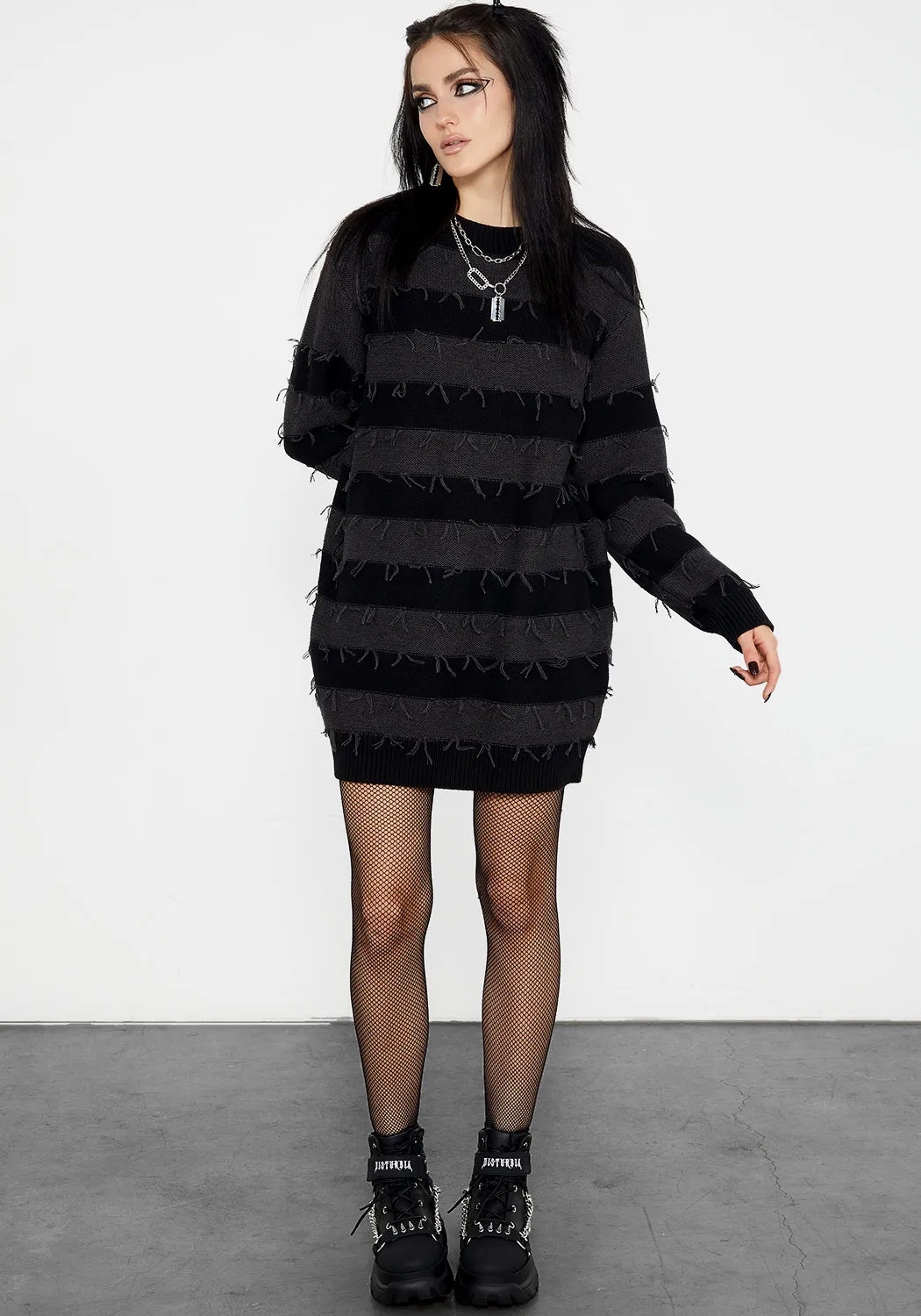 Nancy Stripe Oversized Sweater