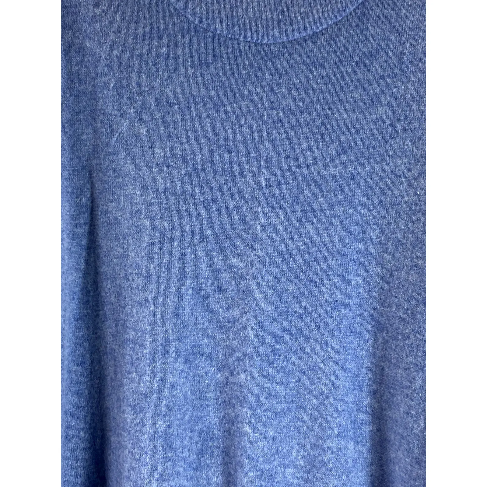 NORDSTROM MEN'S SHOP Men's Blue Cashmere Crewneck Long Sleeve Sweater SZ XL