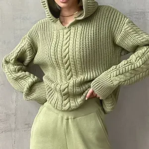 PULL EN MAILLE ÉPAISSE OPHELIA VELOURA™