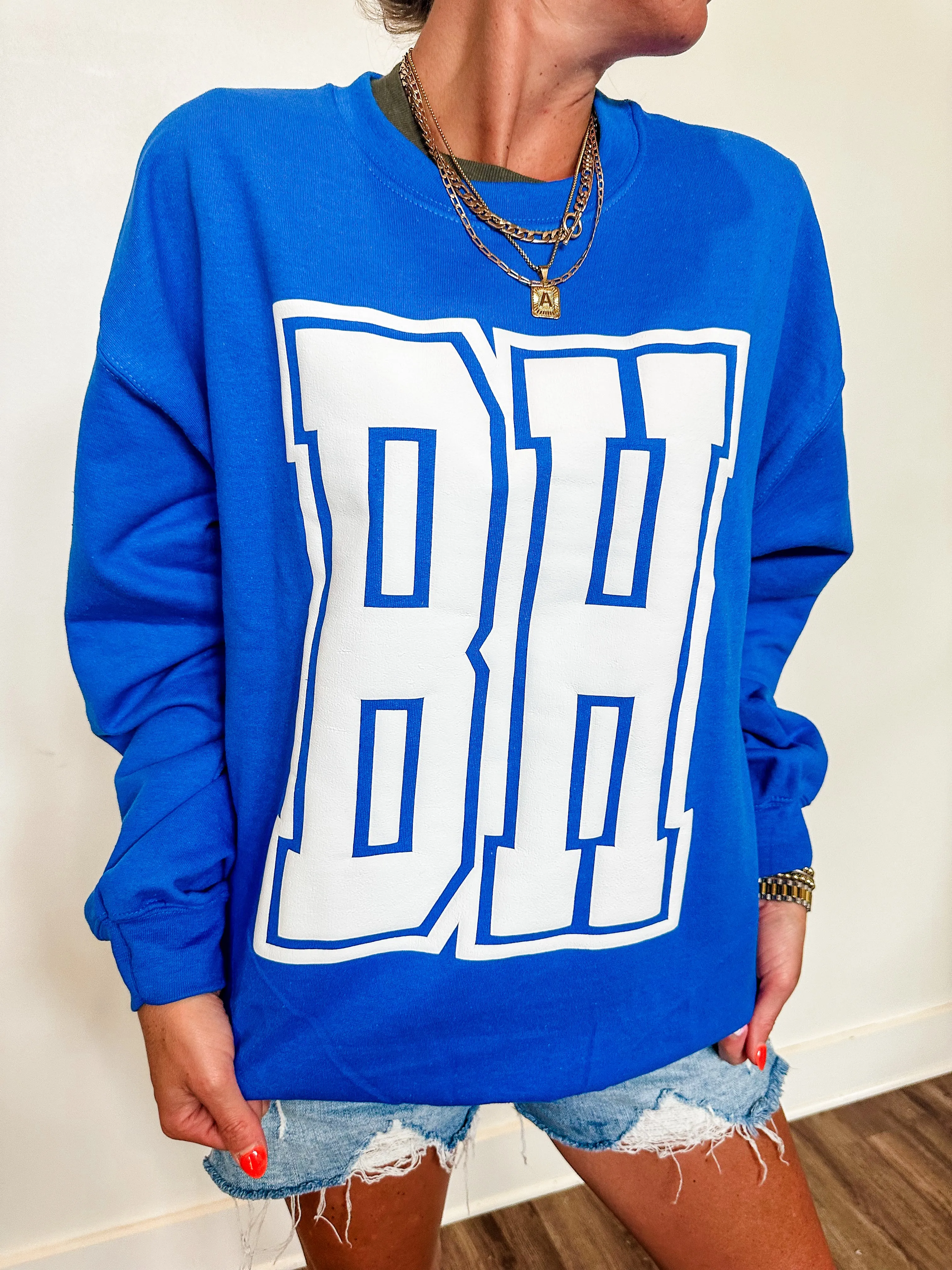 {RESTOCK} BH Varsity Letter Sweatshirt