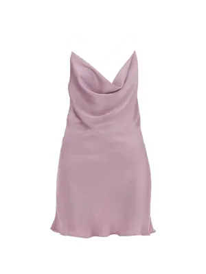 Satin Mini Dress