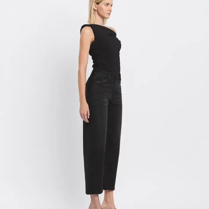 Super High Rise Wide Barrel Jeans